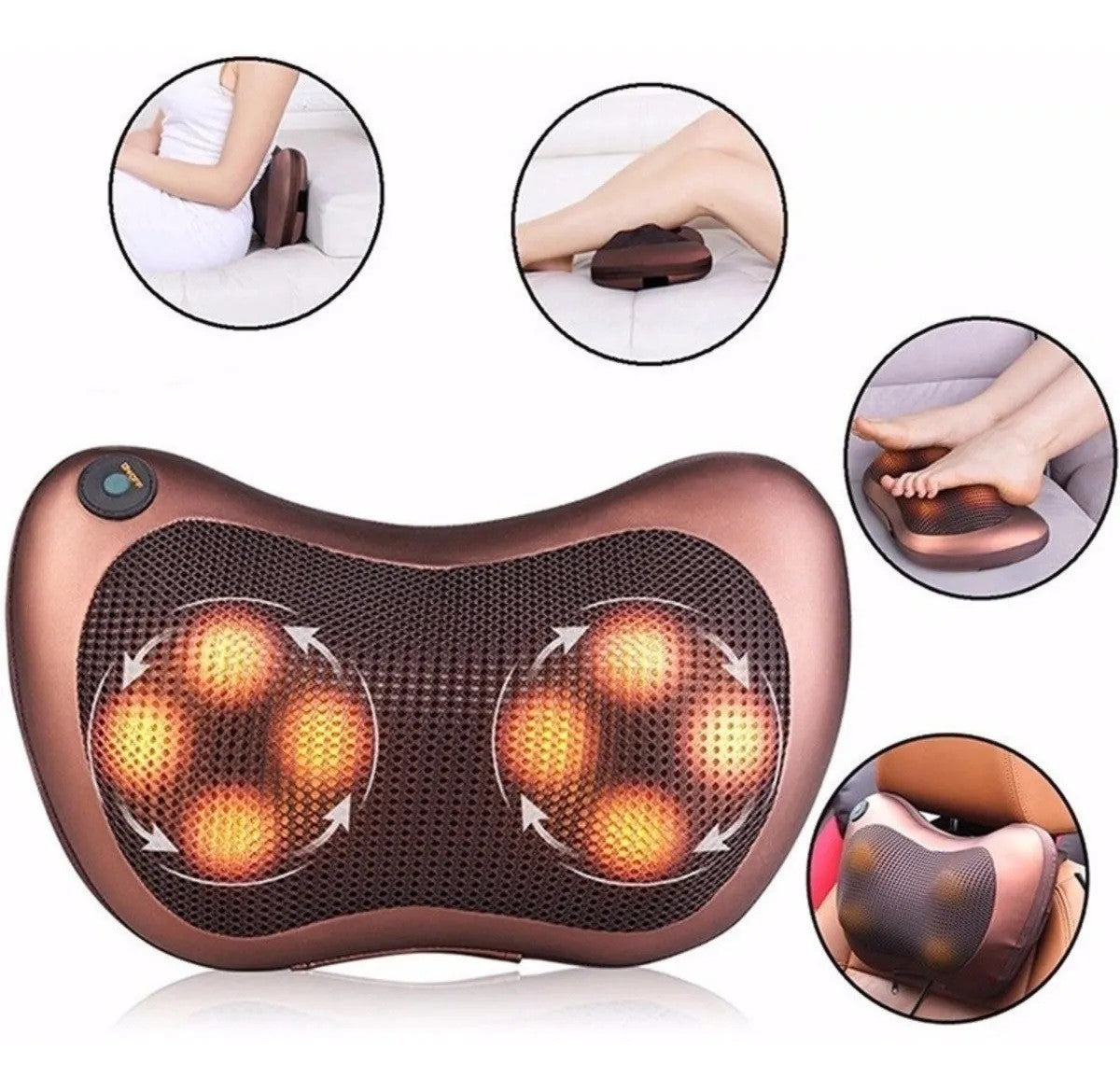 Masajeador AlivioMax 360 — Alivia el Dolor de Cuello, Espalda y Hombros al Instante 🙌