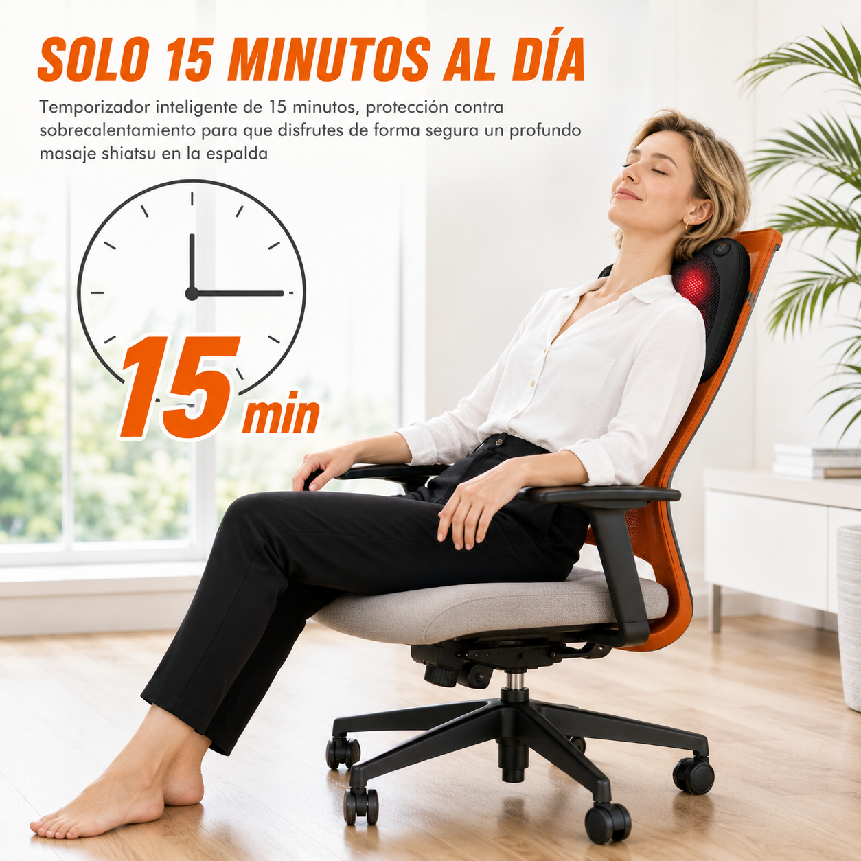 Masajeador AlivioMax 360 — Alivia el Dolor de Cuello, Espalda y Hombros al Instante 🙌