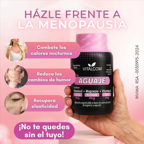 Vitalcom con Aguaje – Equilibrio, Energía y Belleza Natural 🌸 | 60 Cápsulas