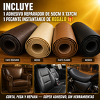 ⚡ Autoadhesivo Reparador De Cuero + Pegante Instantáneo de Regalo
