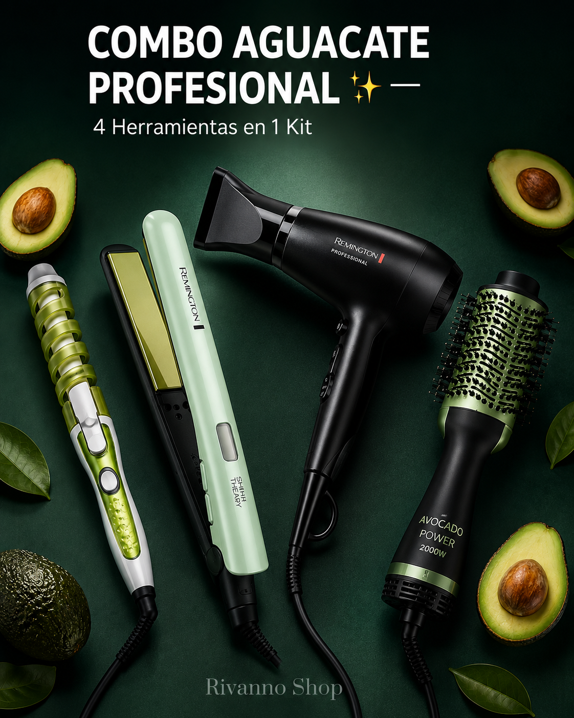 💚 Combo Aguacate Pro — Kit Profesional 4 en 1