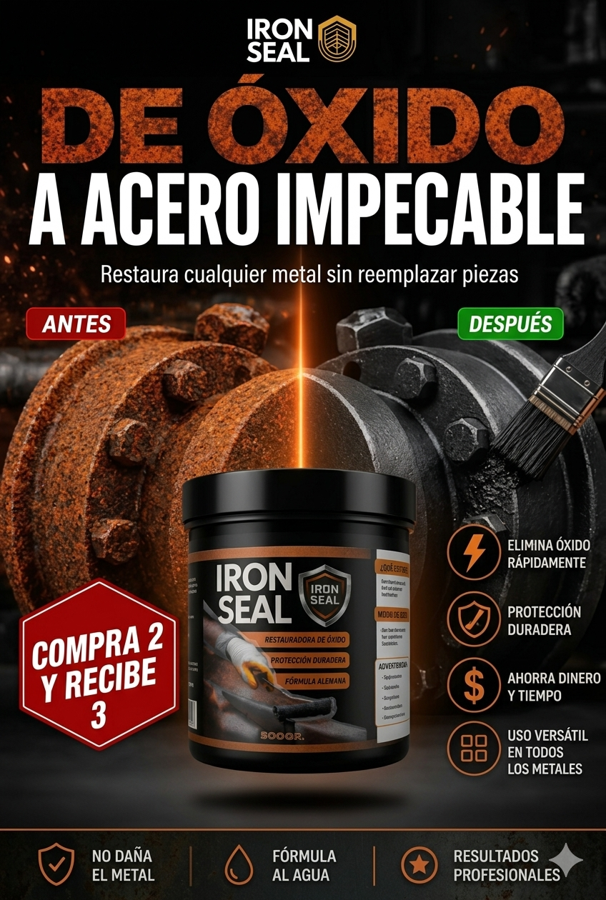 Iron Seal® — Elimina el Óxido y Protege tu Metal al Instante 🛡️