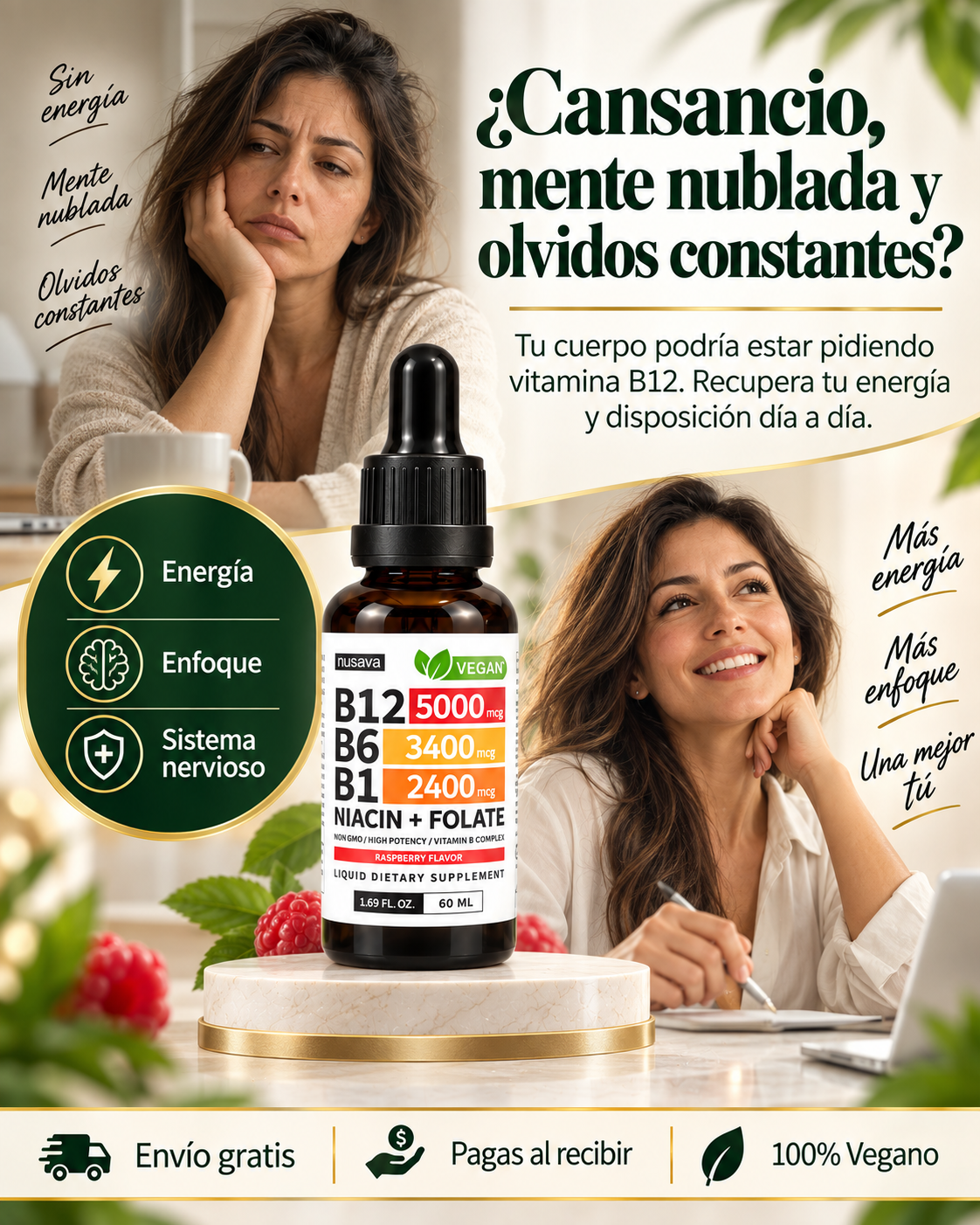⚡Vitamina B12® Nusava — Más Energía, Mejor Enfoque ⚡