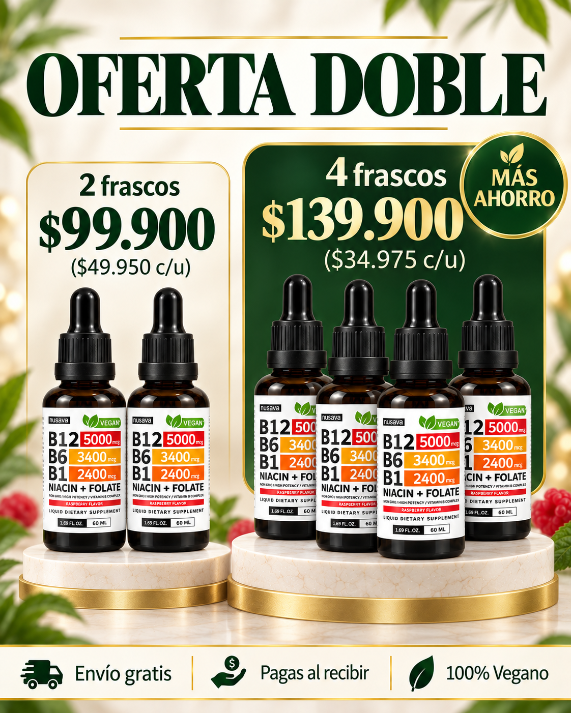 ⚡Vitamina B12® Nusava — Más Energía, Mejor Enfoque ⚡
